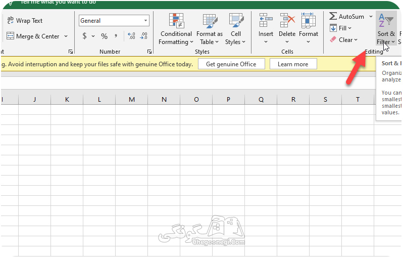 سورت کردن در اکسل