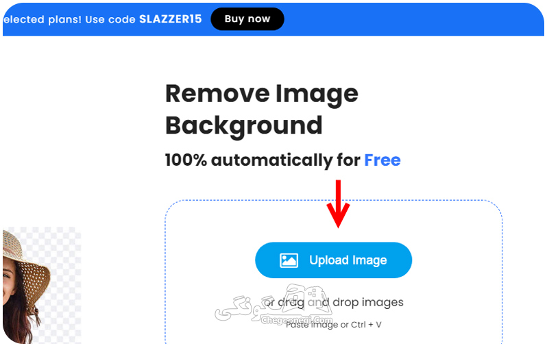 نحوه کار با سایت Slazzer برای حذف بک گراند عکس