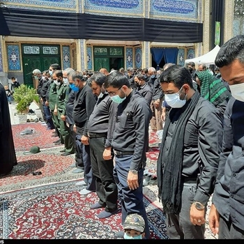 نماز ظهر عاشورا در هیئات و امامزادگان شهرستان‌های استان تهران 