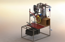 ابعاد مختلف موتور الکترومغناطیسی با تکنیک نانوذرات فروفلوئید و سرسيلندر الکترومغناطیسی.