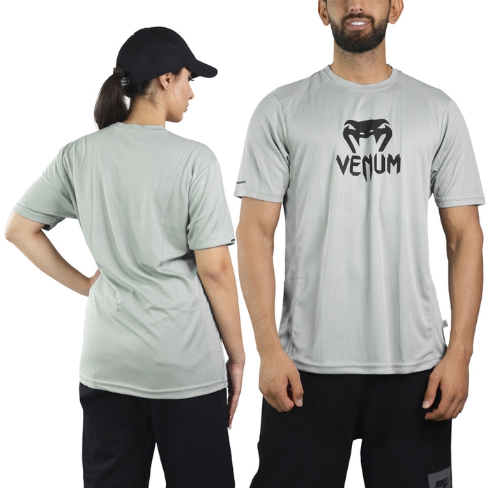 تیشرت اسپرت ونوم مدل HS-1157 طوسی روشن