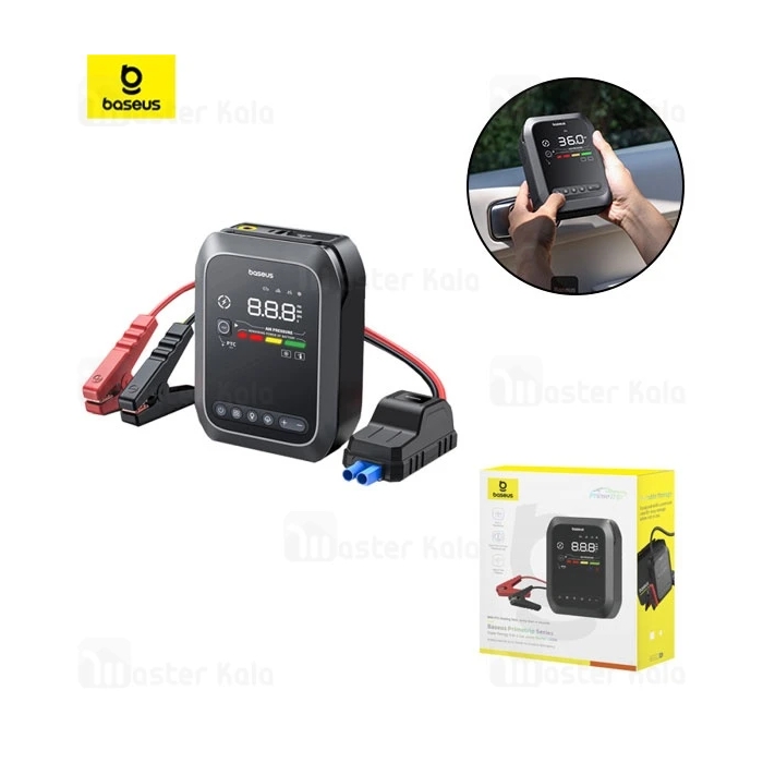 پاوربانک 30000 و کمپرسور باد و جامپ استارتر بیسوس Baseus PrimeTrip BS-CH014 C00245903111 با چراغ قوه
