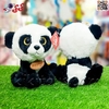 عروسک پاندا نشسته چشم تیله ای اسباب بازی Panda polish doll 60036