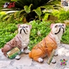 فیگور حیوانات ماکت سگ بولداگ اسباب بازی نرم و گوشتی بزرگ Bulldog dog figure﻿﻿ 770