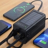 پاوربانک خورشیدی 60000 گرین لاین Green Lion Solar X GLPX50 GNSOL50PB60BK توان 22.5 وات و کابل متصل