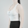 نیم تنه زیپ دار ورزشی زنانه نایک مدل SRN-4F0683 سفید