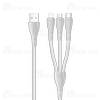 کابل سه سر مک دودو Mcdodo CA-6960 3 In 1 USB Data Cable توان 15 وات طول 1.2 متر