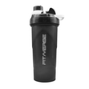 شیکر ورزشی یک تیکه فیتاورس مدل Ebi دودی درب پیچی ظرفیت ۰.۶ لیتر