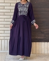  پیراهن الهه سه طبقه نخی محرمی 6938