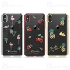 قاب فانتزی آیفون Apple iPhone X / XS Kingxbar Swarovski Tropical Strawberry