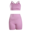 ست نیم تنه و کشاله بند ورزشی زنانه الو مدل ۴B0153 بنفش روشن