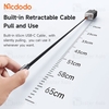 شارژر دیواری 2 پورت مک دودو Mcdodo CH-410 FreeGo GaN توان 67 وات همراه با کابل متصل