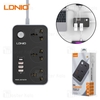 چند راهی برق و شارژر الدینیو LDNIO SC3412 دارای 4 پورت