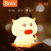 چراغ خواب سیلیکونی فانتزی بیوا Biva NL-02 طرح گاو