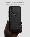 قاب محافظ ژله ای موتورولا Motorola One Vision Rugged Armor Fiber Carbon