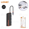هاب 6 پورت تایپ سی الدینیو LDNIO 6in1 Type-c Hub Adapter DS-26H توان 100 وات