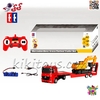 ماشین کنترلی تریلی مرسدس بنز Double E مدل E663-003 با بیل مکانیکی و چراغ و صدا – تریلر جداشونده، کنترل ۲.۴ گیگاهرتز، مقیاس 1:26