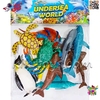 حیوانات دریایی اسباب بازی ست فیگور حیوانات 10 عددی UNDERSEA WORLD ANIMALS Q5039