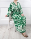 پیراهن نخی چپ و راستی حاشیه دار(حراج یک هفته ای) 6928