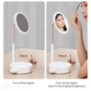 آینه آرایشی بیسوس Baseus Smart Beauty Series Lighted Makeup Mirror Storage Box DGZM-02 دارای LED