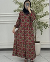 پیراهن ساحلی گلدار وارداتی دریا 4132