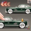ماکت ماشین فلزی مرسدس بنز کلاسیک 300 Benz SL مقیاس 1:24