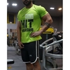 تیشرت ورزشی مردانه ماسل فارم مدل PY-Train HARD سبز