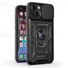 گارد محافظ ضد ضربه انگشتی آیفون Apple iPhone 13 SHUNIJA Armor Case دارای محافظ دوربین