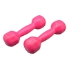 دمبل بدنسازی ام دی ام روکش دار وزن ۳ کیلو گرم بسته دو عددی