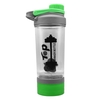 شیکر بدنسازی سه تیکه باتل مدل dumbbell ظرفیت ۰.۵ لیتر