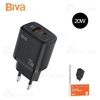 شارژر دیواری بیوا Biva HC-33 PD QC3.0 Fast Charger توان 20 وات