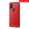 قاب محافظ ژله ای موتورولا Motorola P40 Play Rugged Armor Fiber Carbon