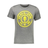 تیشرت ورزشی مردانه GOLD&#8217;S GYM طوسی روشن