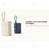 پاوربانک 10000 شیائومی Xiaomi Power Bank PB1033MI توان 33 وات همراه با کابل متصل