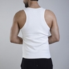رکابی تنک تاپ کبریتی مردانه جیم شارک مدل B2A7A سفید