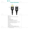کابل افزایش طول HDMI کوتتسی Coteetci 8K HDR HDMI 2.1 87413 طول 1 متر