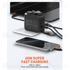 شارژر دیواری الدینیو Ldnio GaN Super Fast Charger Q2618 توان 65 وات
