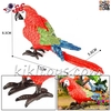 فیگور حیوانات ماکت طوطی ماکائو قرمز بال سبز 2595 Fiqure Parrot Macaw