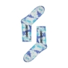 جوراب نیم ساق اسپرت ایسی کلاب مدل ابری ۱۳۲۰ سفید آبی