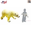 فیگور حیوانات خرس قطبی نرم بزرگ اسباب بازی polar bear figure X059