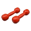دمبل بدنسازی ام دی ام روکش دار وزن ۲ کیلو گرم بسته دو عددی