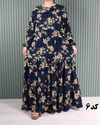 پیراهن نخی کلوش 7108#