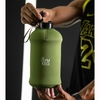جاگ واتر جیم کگ کاور سبز مدل The Gym Keg شفاف ظرفیت ۲.۲ لیتر