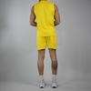ست رکابی و شلوارک ورزشی مردانه ریباک مدل DS-UFC 3080 زرد
