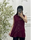 بلوز حلقه ای نخی 3039