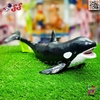 فیگور حیوانات نهنگ قاتل اورکا اسباب بازی نرم و گوشتی بزرگ Orca Whale X066