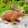 فیگور حیوانات ماکت خرگوش قهوه ای اسباب بازی نرم و گوشتی بزرگ Fiquer of Rabbit﻿﻿ 589