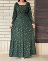  پیراهن گلدار نخ کجرا 6116