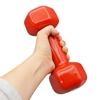 دمبل بدنسازی رکورد مدل Strong روکش دار وزن ۳ کیلو گرم بسته دو عددی