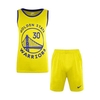 ست رکابی و شلوارک ورزشی مردانه گلدن استیت مدل PY-Warriors 30 زرد